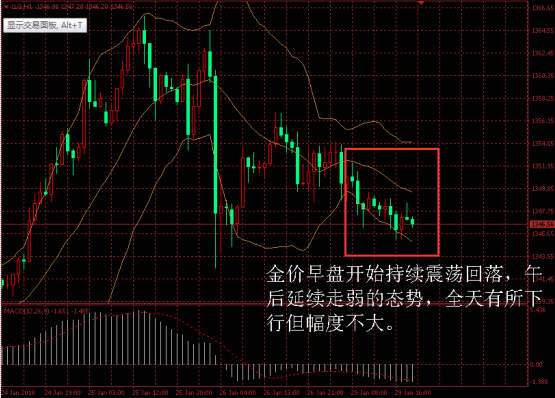 金盛贵金属 金价日内走势